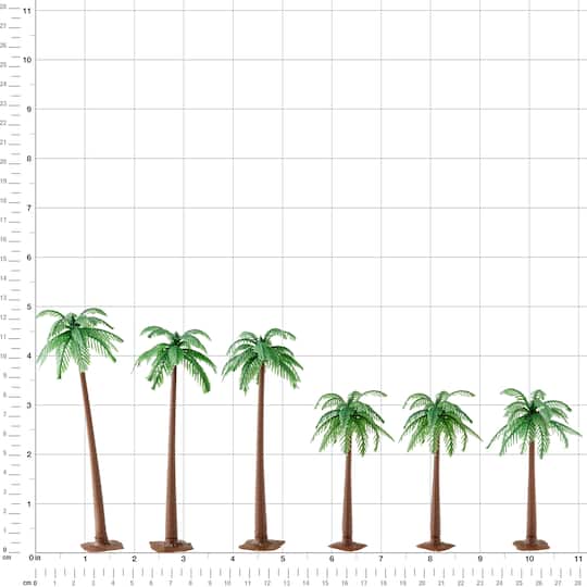 12 Packs: 6 ct. (72 total) Mini Palm Trees by Make Market®